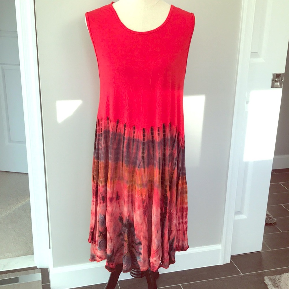 Soft tie dye dress or coverup